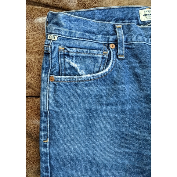 CITIZENS OF HUMANITY Dree High Rise Cut Off Shorts-28 - Picture 11 of 15